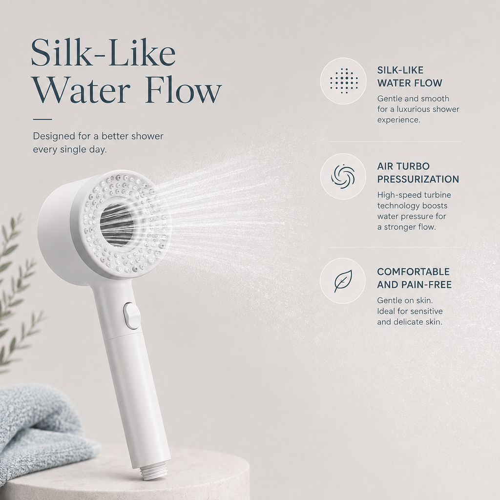 AirBoost Filtered Shower Head